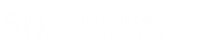 50% off