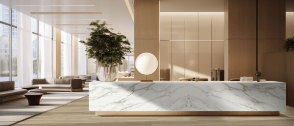 Calacatta Castana Quartz Commercial
