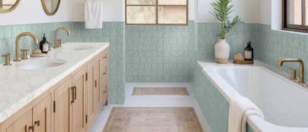 Calacatta Fioressa Quartz for Bathroom Vanity
