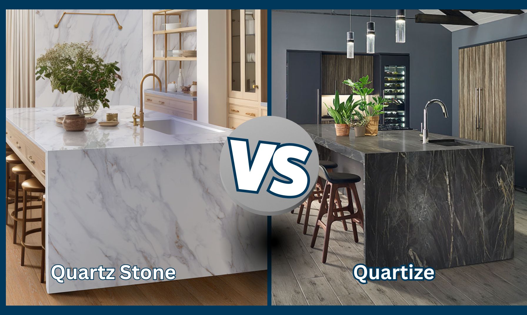 Quartz vs Quartzite