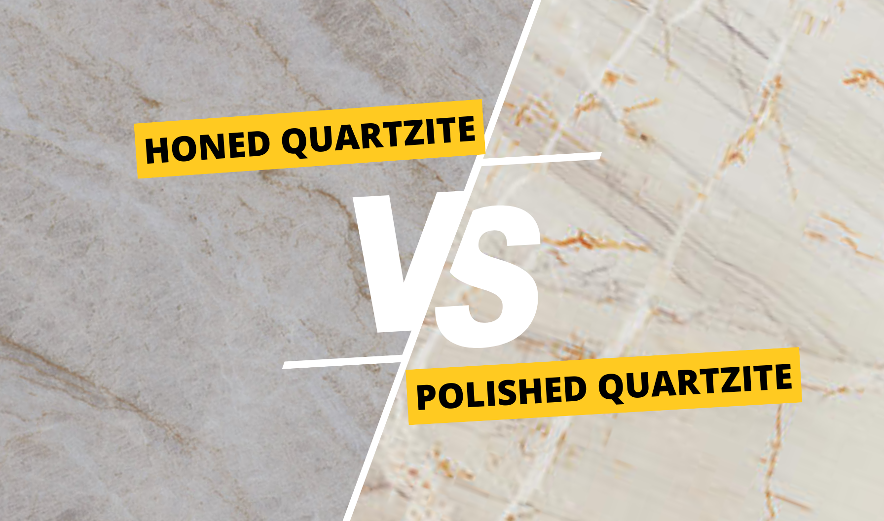 Honed Quartzite vs Polished Quartzite Countertop