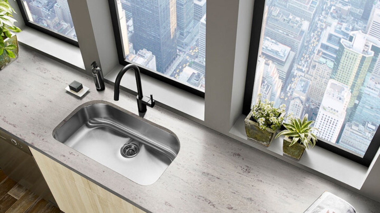 How to install undermount sink