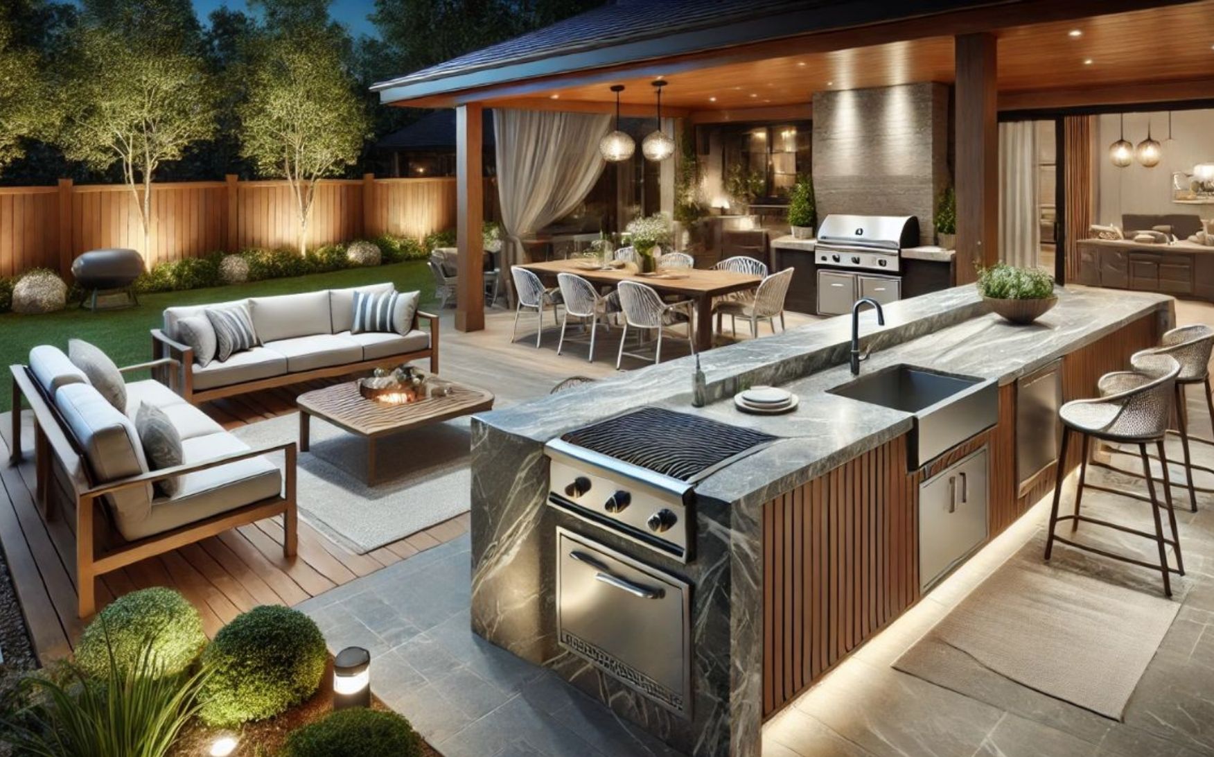 How to Maintain the Outdoor Kitchen Countertops