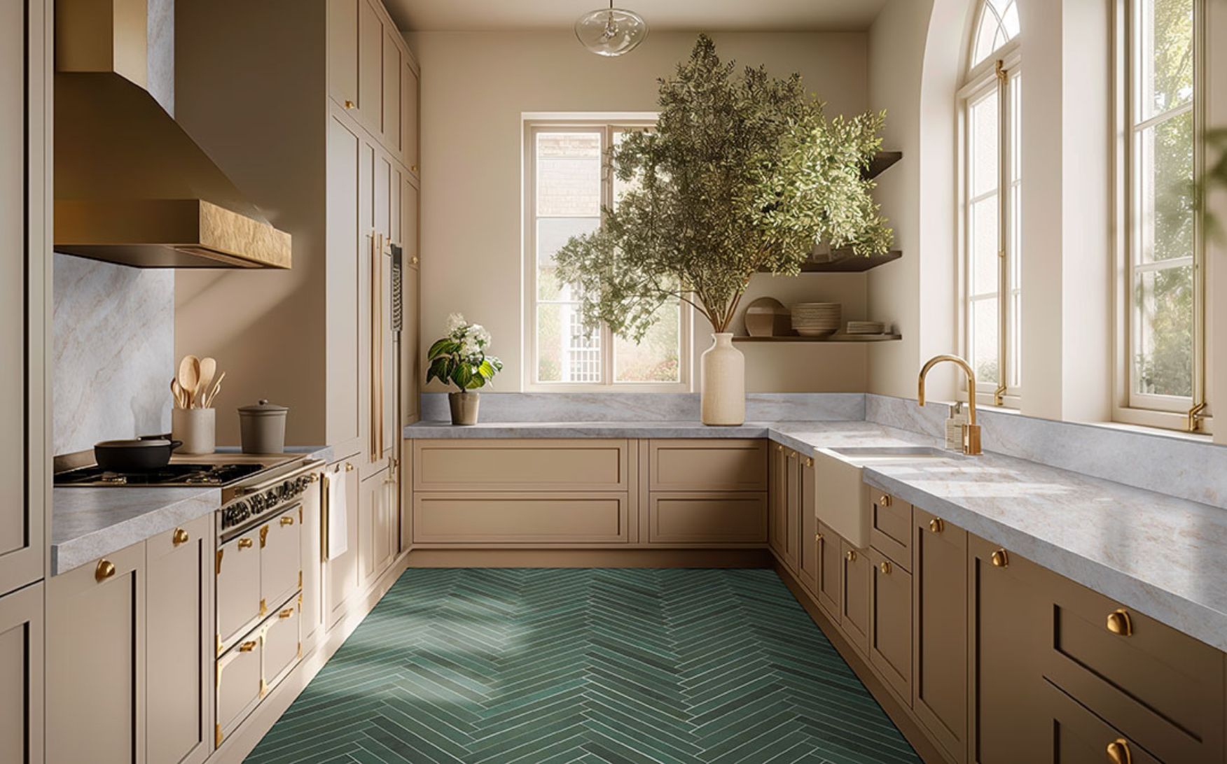 What Color Cabinets Go With Taj Mahal Quartzite