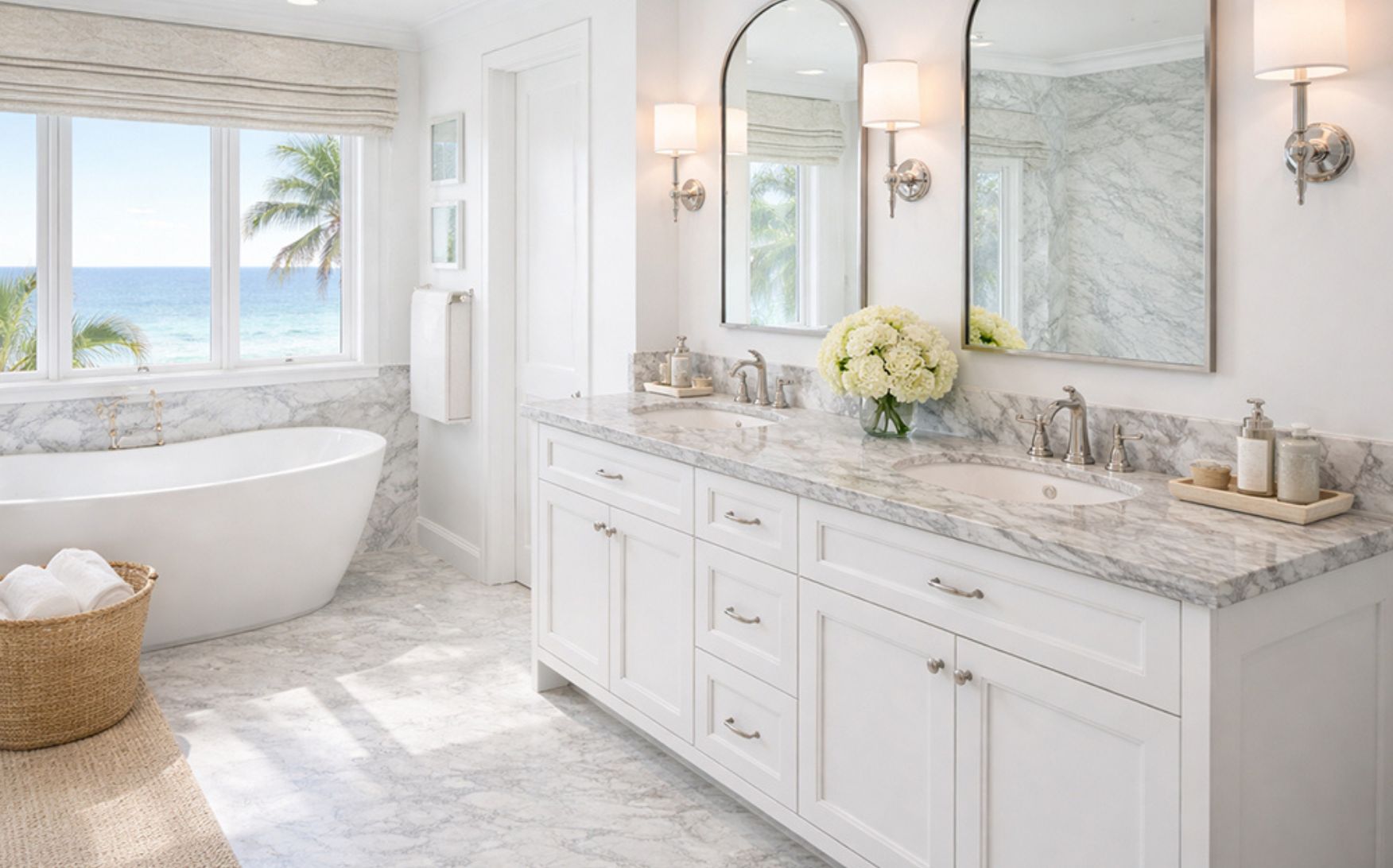 Marble Bathroom Countertops