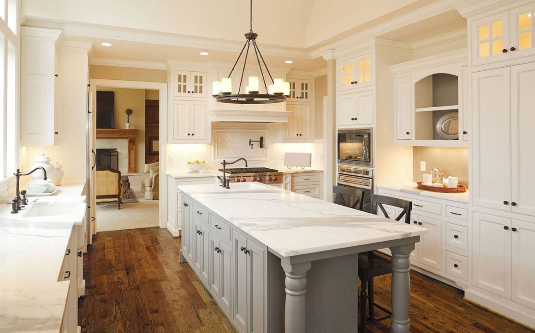 Marble Waterfall Countertops