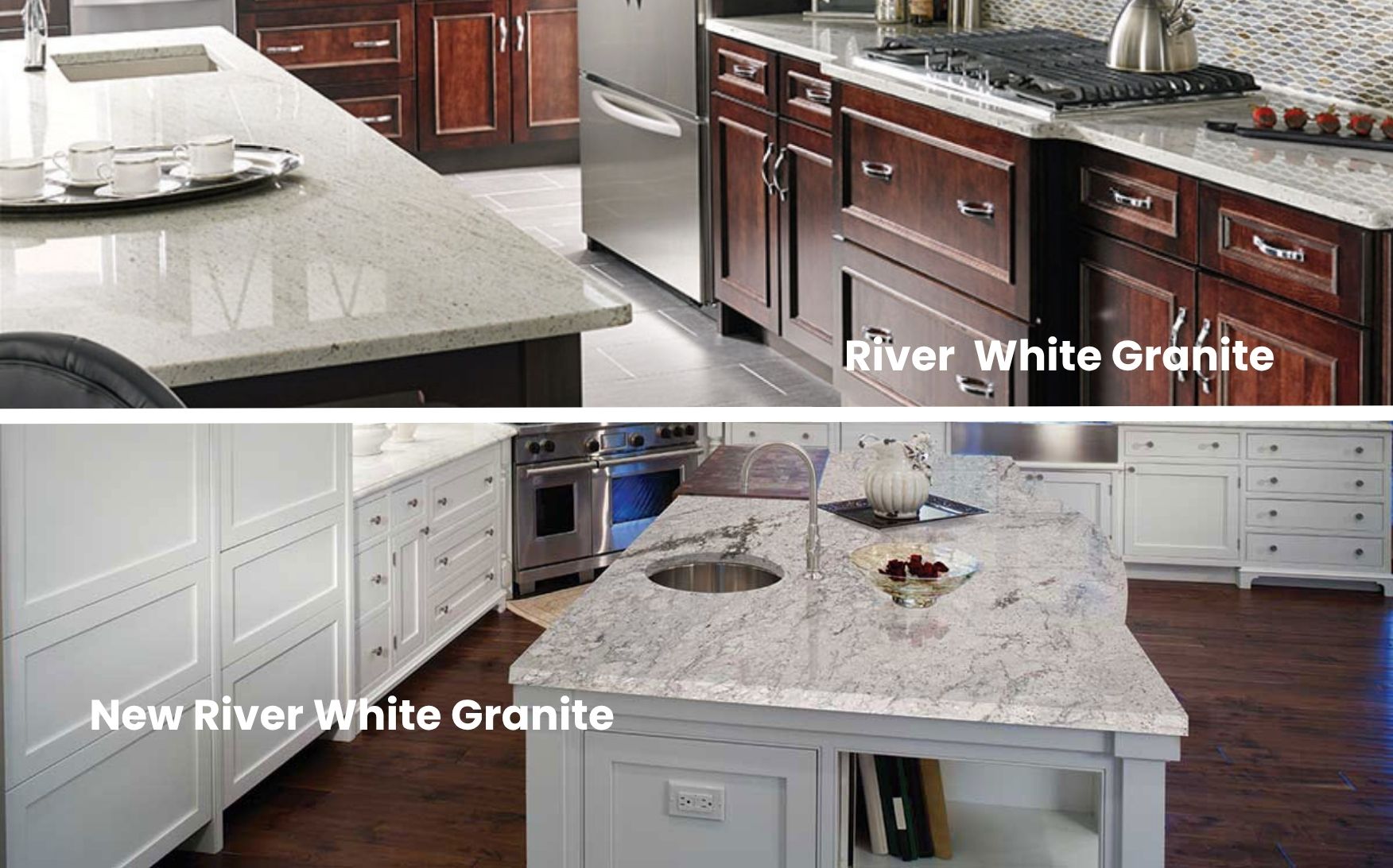 New River White Granite vs River White Granite