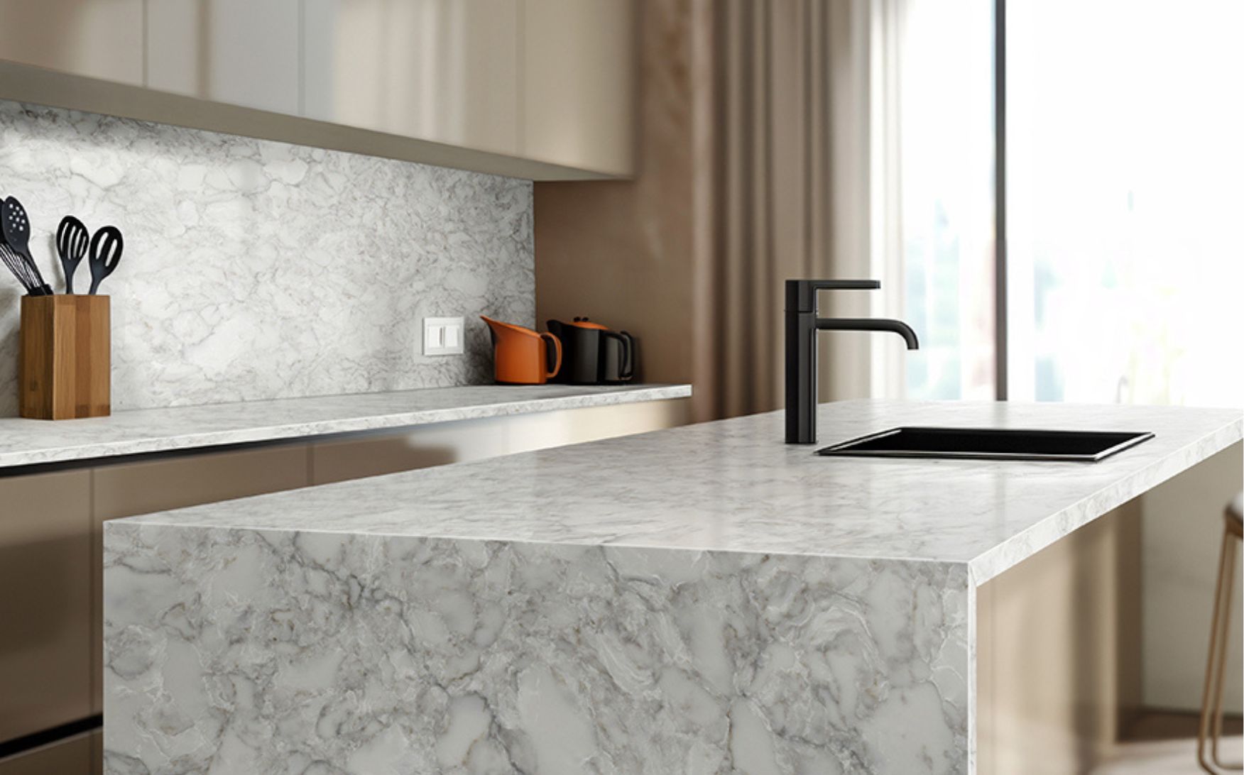 Waterfall Countertop