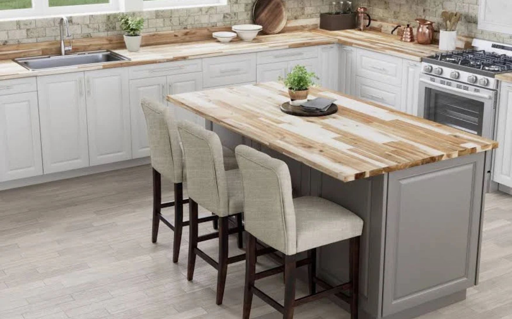 Butcher Block Countertops for Kitchen