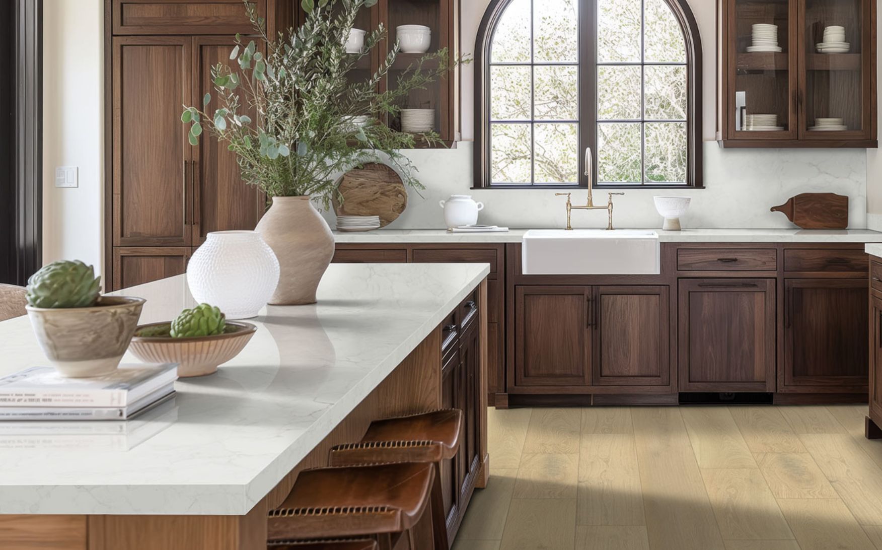 Polished Quartz Countertops
